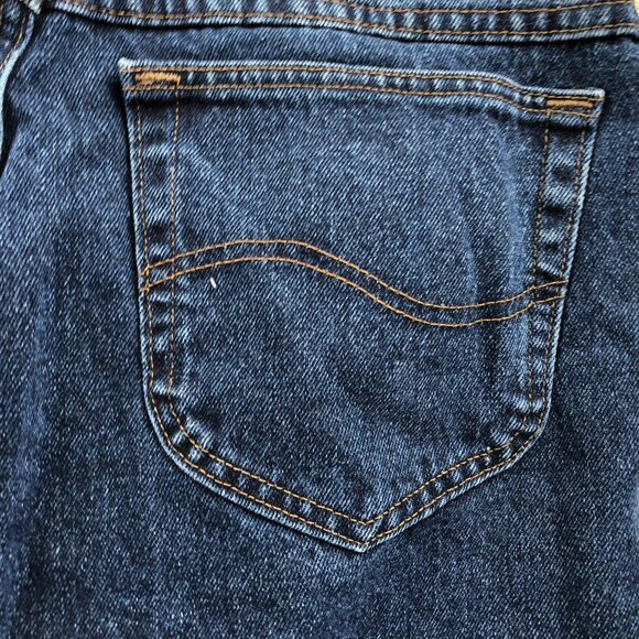 Lee Mens Genuine Jeans 36x30 Blue Denim Classic Straight Leg Relaxed Fit Casual - Picture 11 of 14